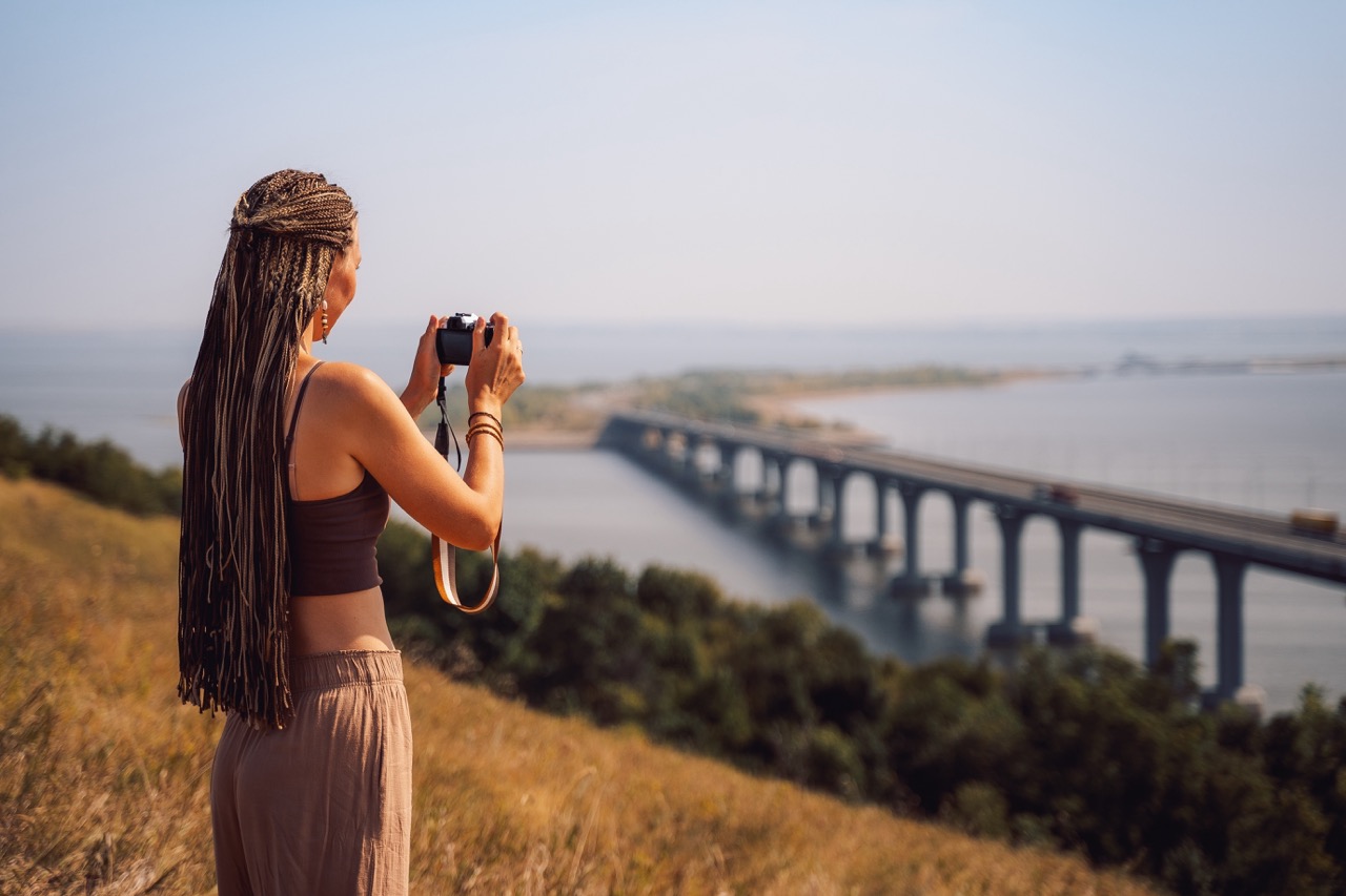 woman traveling